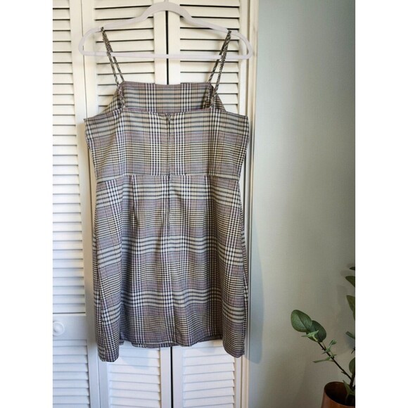 Gianni Bini Plaid Mini Dress XL NWT - Picture 8 of 11